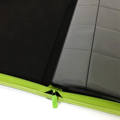 Raccoglitore Zip Binder XXL - 16 Pocket (1088 Slot) - Colore Blu Zip Verde