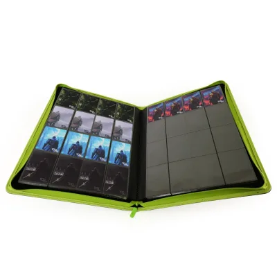 Raccoglitore Zip Binder XXL - 16 Pocket (1088 Slot) - Colore Blu Zip Verde