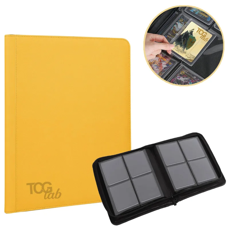 Album per Toploader a 4 Tasche (112 toploader) - Yellow